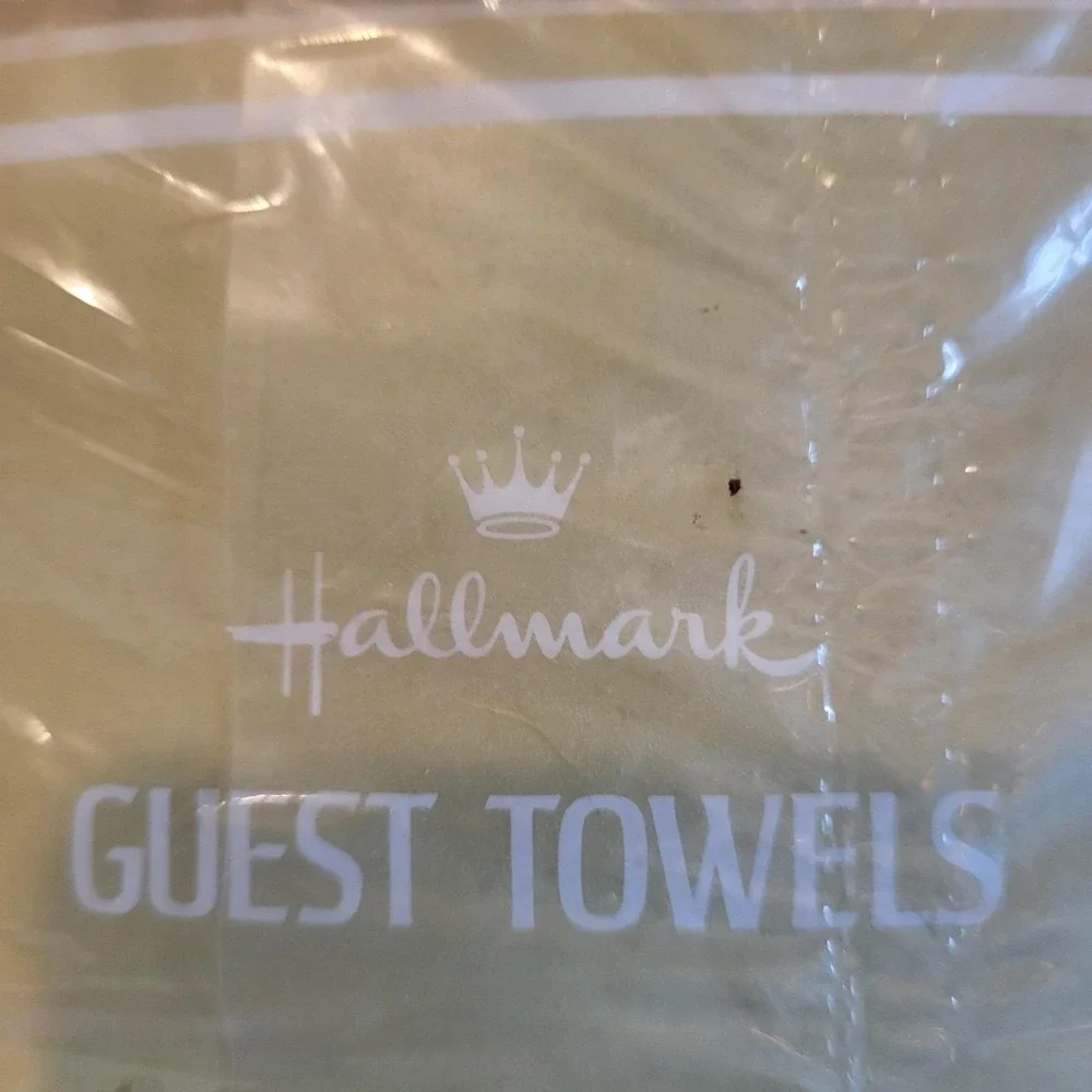 Vintage Sealed Hallmark Floral Paper Hand Towels Napkins Mid Century Modern